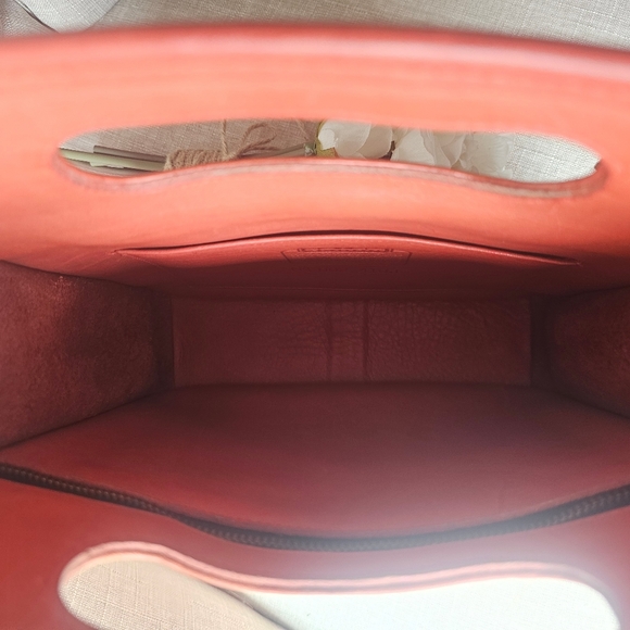 Vintage Coach Bonnie Cashin Metro Stroll Tote Bag # 9004 ( Coral Pink ) - Picture 13 of 15